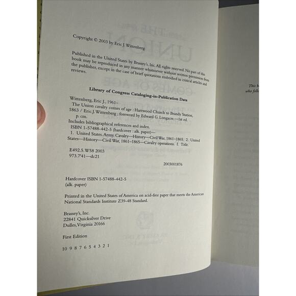 The Union Cavalry Comes Of Age Hartwood Church to Brandy Station 1863 Civil War - Picture 9 of 9